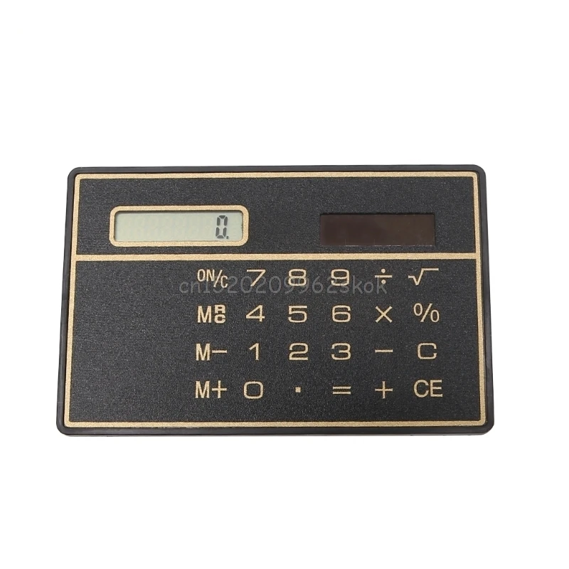 Calculator Ultra Thin Mini Credit Card Sized 8-Digit Solar Powered Pocket Calculator Jy23 19 Dropship
Calculator Ultra Thin Mini Credit Card Sized 8-Digit Solar Powered Pocket Calculator Jy23 19 Dropship