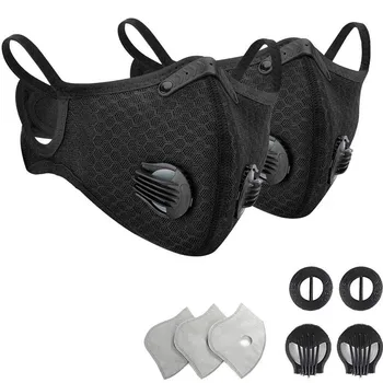 Dust With TWO Respirator Two Valves And Three Filter Adult Cotton Reusable Breath Washable Reusable 3D Mouth Cover Masker
Dust With TWO Respirator Two Valves And Three Filter Adult Cotton Reusable Breath Washable Reusable 3D Mouth Cover Masker