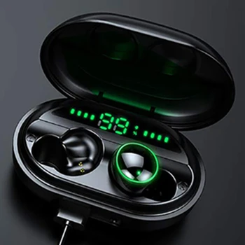 C5S TWS LED Touch Screen BluetoothV5.0 + EDR 8D Stereo Headset Wireless sports Headphones in-ear Noise Canceling Gaming Headset
C5S TWS LED Touch Screen BluetoothV5.0 + EDR 8D Stereo Headset Wireless sports Headphones in-ear Noise Canceling Gaming Headset