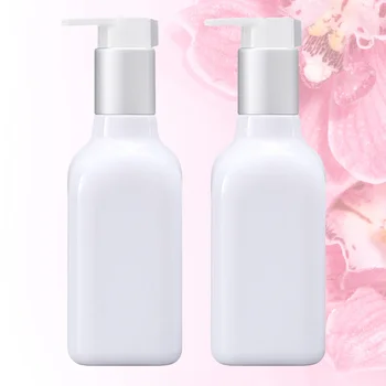 2pcs 200ml Quadrangular Lotion Bottle Hand Sanitizer Bottle Portable Pump Bottle Empty Storage Container with Long Mouth Pump (S 
2pcs 200ml Quadrangular Lotion Bottle Hand Sanitizer Bottle Portable Pump Bottle Empty Storage Container with Long Mouth Pump (S