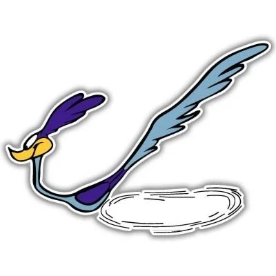 Coyote Vynil Car Sticker Decal   5/" Road Runner Wile E