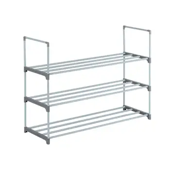 3 Tiers Shoe Rack Shoe Tower Shelf Storage Organizer For Bedroom Entryway Hallway Closet Gray Color Holder Stand
3 Tiers Shoe Rack Shoe Tower Shelf Storage Organizer For Bedroom Entryway Hallway Closet Gray Color Holder Stand