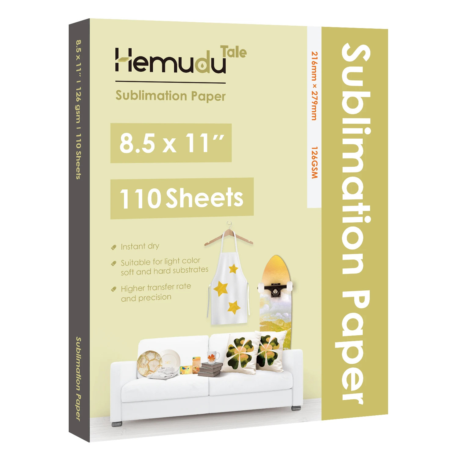 A4 Sublimation Heat Transfer Paper for Polyester T-Shirt Cushion Fabrics Phone Case Printing Design
A4 Sublimation Heat Transfer Paper for Polyester T-Shirt Cushion Fabrics Phone Case Printing Design