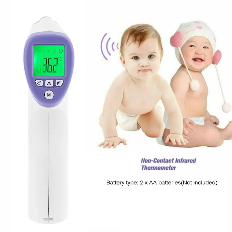 Temperature Tester Non-Contact Infrared Forehead Thermometer for Baby Kids Adult
Temperature Tester Non-Contact Infrared Forehead Thermometer for Baby Kids Adult