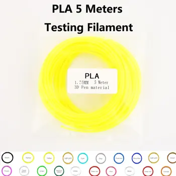 Enotepad PLA Filament 5 meters testing filament random colors free ship eco-friendly PLA filament