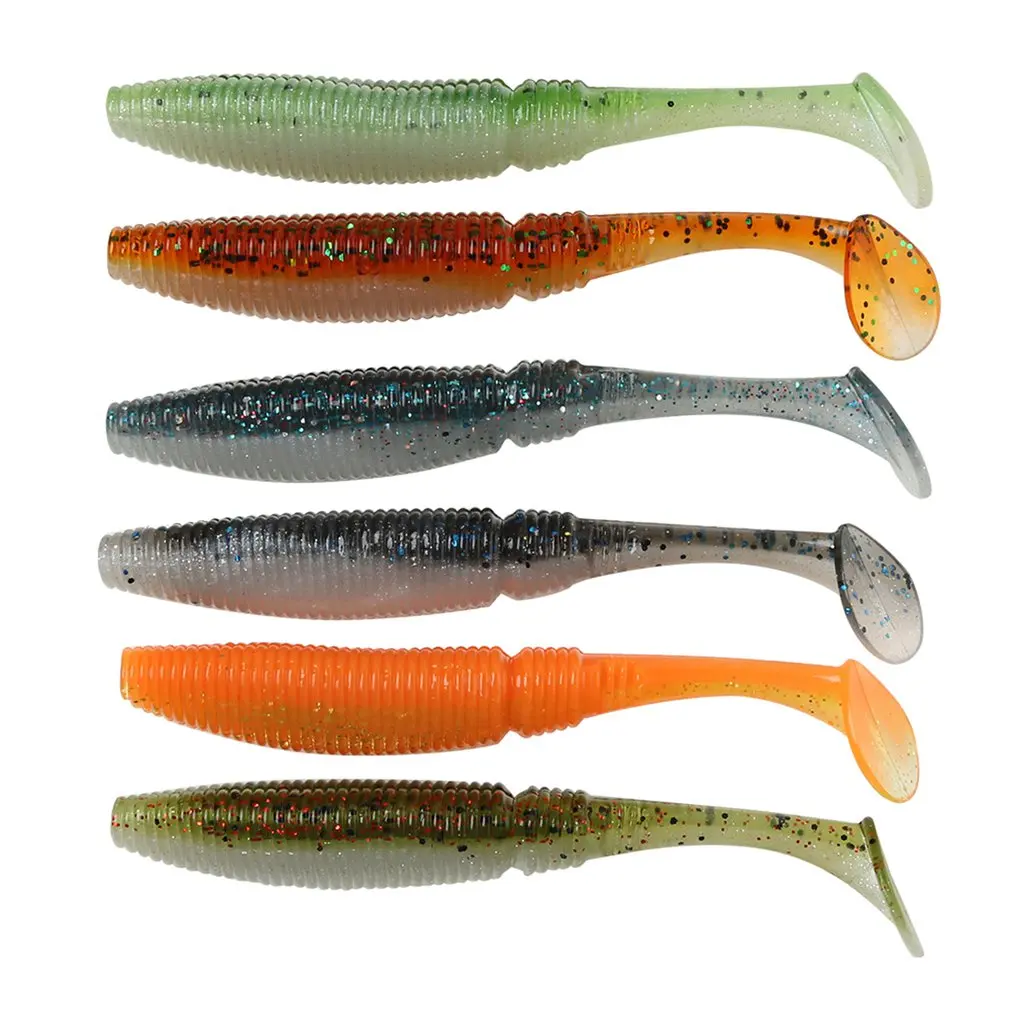 Thread T Tail Two-Color Soft Worm Jerkbait 10cm Artificial Bait 8g SL00164 Swimbaits 6 PCS/Lot Fishing Lures Fish Accessories
Thread T Tail Two-Color Soft Worm Jerkbait 10cm Artificial Bait 8g SL00164 Swimbaits 6 PCS/Lot Fishing Lures Fish Accessories