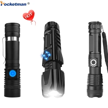 Super powerful XHP90.2 tactical flashlight waterproof zoom torch dropshipping practical T6/XHP50 flashlight use 18650 battery
Super powerful XHP90.2 tactical flashlight waterproof zoom torch dropshipping practical T6/XHP50 flashlight use 18650 battery
