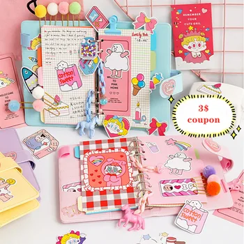 Girls Diary Cute Planner Notebook Set Free Pen Metal Binder Page Notepad School Student Stationery Journal Record Life
Girls Diary Cute Planner Notebook Set Free Pen Metal Binder Page Notepad School Student Stationery Journal Record Life
