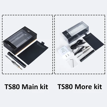 New Mini TS80 Smart Electric Soldering Iron Station Digital OLED Display USB Type-C Interface Soldering Pen Built-in STM32 Chip
New Mini TS80 Smart Electric Soldering Iron Station Digital OLED Display USB Type-C Interface Soldering Pen Built-in STM32 Chip