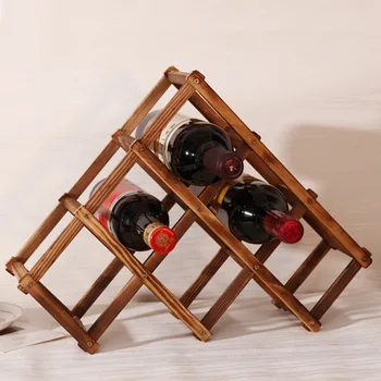 New Foldable Charcoal color 6 Grid Wood Wine Holder Fashion Wine Rack Bar/Home/Restaurant Decor Kitchen Holder Display Shelf Org
New Foldable Charcoal color 6 Grid Wood Wine Holder Fashion Wine Rack Bar/Home/Restaurant Decor Kitchen Holder Display Shelf Org