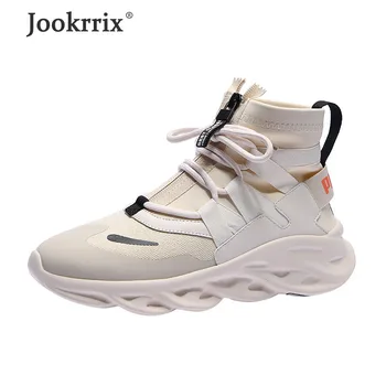 Jookrrix 2019 Women Canvas Casual Shoes Lady Comfortabel High Top Sneakers Female Fashion Thick Sole Shoes Black
Jookrrix 2019 Women Canvas Casual Shoes Lady Comfortabel High Top Sneakers Female Fashion Thick Sole Shoes Black