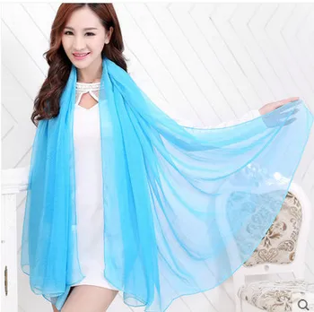Korean version spring autumn winter pure color fabric joker ms long scarves shawls scarves Korean version beach towels collar 
Korean version spring autumn winter pure color fabric joker ms long scarves shawls scarves Korean version beach towels collar