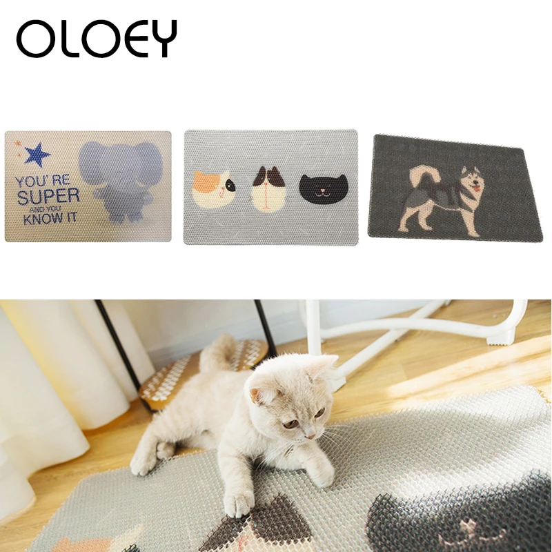 Pet Cat Litter Mat Foldable PVC Cats Mat Bottom Non-slip Waterproof Pet Feeding Litter Mat Soft Breathable Cat Floor Pad
Pet Cat Litter Mat Foldable PVC Cats Mat Bottom Non-slip Waterproof Pet Feeding Litter Mat Soft Breathable Cat Floor Pad