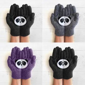 Women Winter Faux Wool Thick Warm Knit Gloves Cartoon Cat Bird Patchwork Mittens
Women Winter Faux Wool Thick Warm Knit Gloves Cartoon Cat Bird Patchwork Mittens