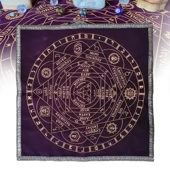 58x58cm Divination Wizard Tarot Pattern Tablecloth Awakeing Crystal Sofa Bed Chair Rest Bedding Blanket Thin Home Decor Supplies
58x58cm Divination Wizard Tarot Pattern Tablecloth Awakeing Crystal Sofa Bed Chair Rest Bedding Blanket Thin Home Decor Supplies