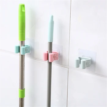 1PC Plastic Punch-free Mop Hanging Rack Bathroom Sticky Hook Broom Hanger Card Holder Key Towel Clip for Home Bathroom Kitchen
1PC Plastic Punch-free Mop Hanging Rack Bathroom Sticky Hook Broom Hanger Card Holder Key Towel Clip for Home Bathroom Kitchen
