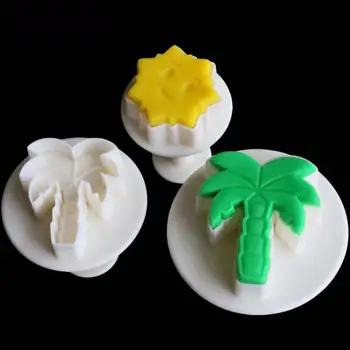 3pcs/set Palm Tree Stamp Plunger Cake Cookie Cutter Molds Fondant Cake Decorating Tools
3pcs/set Palm Tree Stamp Plunger Cake Cookie Cutter Molds Fondant Cake Decorating Tools