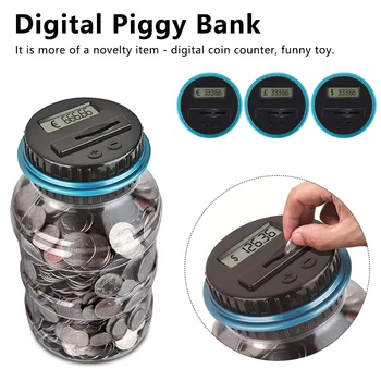 Piggy Bank Counter Coin копилка для монет Electronic Digital LCD Counting Coin Money Saving Jar Coins Storage For USD EURO GBP
Piggy Bank Counter Coin копилка для монет Electronic Digital LCD Counting Coin Money Saving Jar Coins Storage For USD EURO GBP