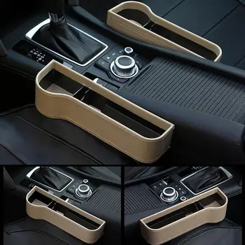 Faux Leather Cars Seat Filler Crevice Gap Organizer Sotrage Box Case Holder 
Faux Leather Cars Seat Filler Crevice Gap Organizer Sotrage Box Case Holder