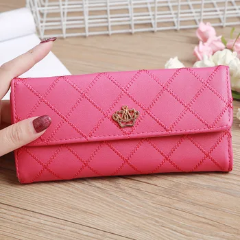 New Style Korean-style WOMEN'S Mid-length CROWN Spiraea Hidden Button Wallet Large Capacity Leather Wallet Clutch Bag
New Style Korean-style WOMEN'S Mid-length CROWN Spiraea Hidden Button Wallet Large Capacity Leather Wallet Clutch Bag