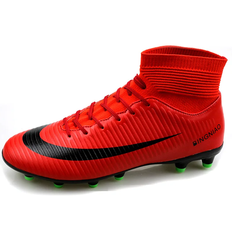 Young men's long spikes football boots, soft and lightweight non-slip wear training shoes
Young men's long spikes football boots, soft and lightweight non-slip wear training shoes