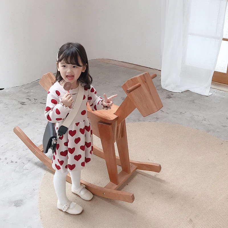 Autumn 2019 Children Long Sleeve with Heart Dot Knitted Sweater Dresses Girls Baby Cotton Causal Wool Fashion Princess Dress
Autumn 2019 Children Long Sleeve with Heart Dot Knitted Sweater Dresses Girls Baby Cotton Causal Wool Fashion Princess Dress