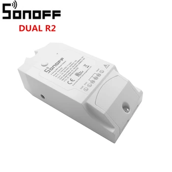 SONOFF DUAL R2 2 Gang Home Automation Wireless WiFi Smart Switch Module Light Smart Switch Works With Alexa Google Home 10A
SONOFF DUAL R2 2 Gang Home Automation Wireless WiFi Smart Switch Module Light Smart Switch Works With Alexa Google Home 10A