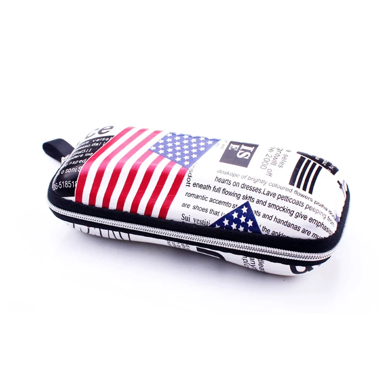 High Quality EVA Glasses Case American Flag Pattern Sunglasses Box Compressive Zipper Frame Glass Box
High Quality EVA Glasses Case American Flag Pattern Sunglasses Box Compressive Zipper Frame Glass Box