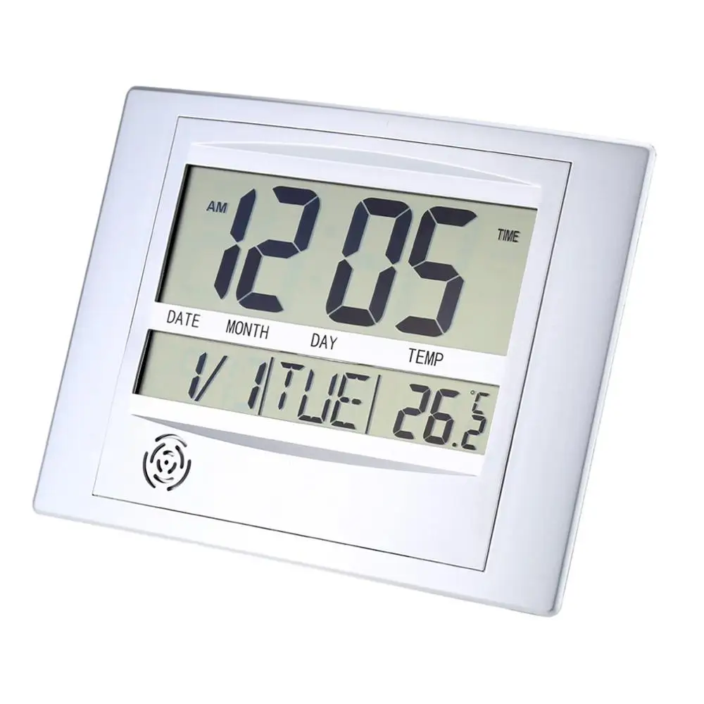 Multi-Functional Digital Wall Clock Desk Clock With Calendar Week Date Alarm Indoor Temperature Meter 12/24H Table Watch Clock
Multi-Functional Digital Wall Clock Desk Clock With Calendar Week Date Alarm Indoor Temperature Meter 12/24H Table Watch Clock