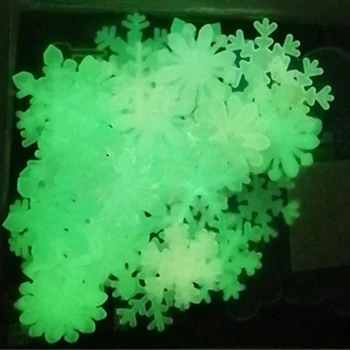 Glow in the Dark Snowflake Wall Stickers Baby Decal Room Kids Room Home Decoration Color Stars Luminous Fluorescent 
Glow in the Dark Snowflake Wall Stickers Baby Decal Room Kids Room Home Decoration Color Stars Luminous Fluorescent