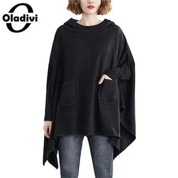 Oladivi Plus Size Women Batwing Sleeve Sweatshirt Lady Casual Loose Hoodies Female Autumn Spring 2020 Shirt Tunic Top Outerwears
Oladivi Plus Size Women Batwing Sleeve Sweatshirt Lady Casual Loose Hoodies Female Autumn Spring 2020 Shirt Tunic Top Outerwears