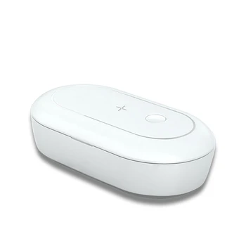 Portable UV Sterilizer Cabinet Phone Disinfectant UV Cleaner Mobile Double Ultraviolet Disinfection Lamp Mini sterilization Box
Portable UV Sterilizer Cabinet Phone Disinfectant UV Cleaner Mobile Double Ultraviolet Disinfection Lamp Mini sterilization Box