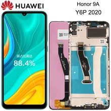 Écran tactile LCD de remplacement, 2020 pouces, pour Huawei Honor 9A Y6P 6.3, MED-LX9, MED-LX9N, nouveau=