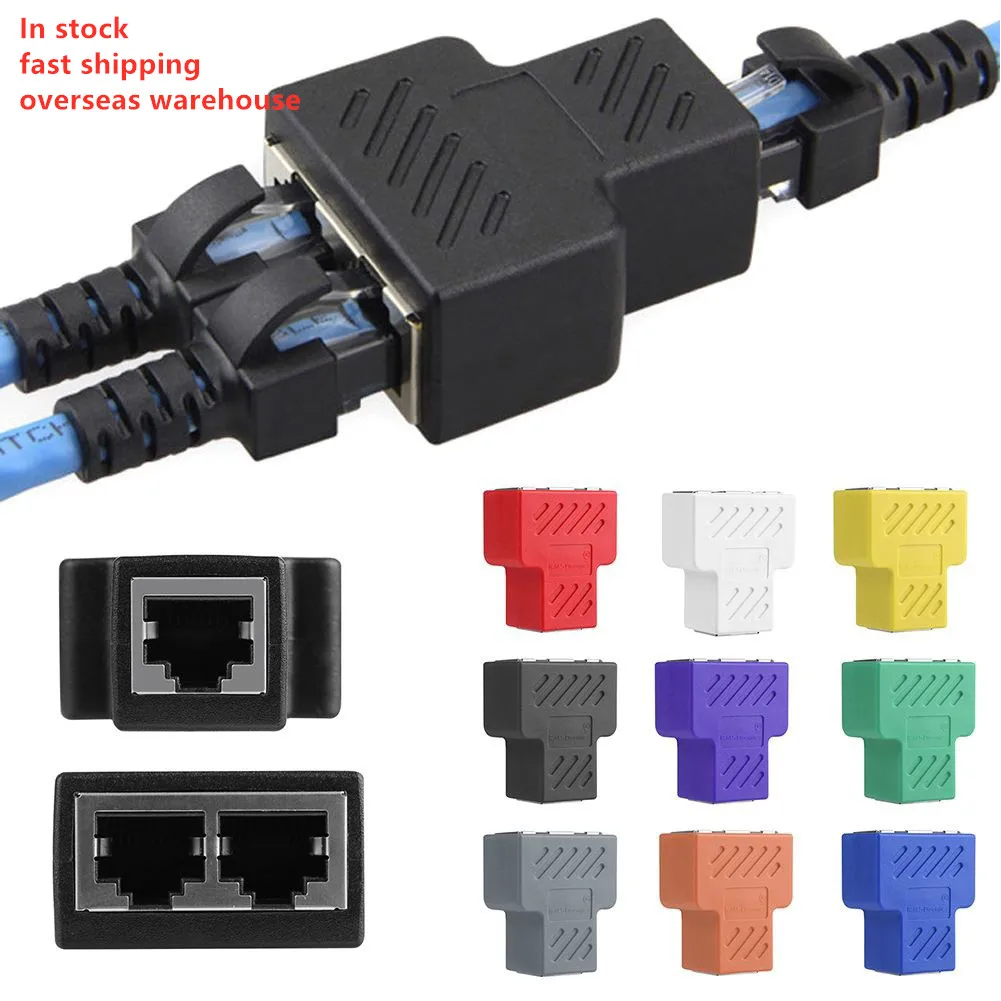 Connector Adapter 1 To 2 Ways RJ45 Ethernet LAN Network Splitter Double Adapter Ports Coupler Connector Extender Adapter Plug
Connector Adapter 1 To 2 Ways RJ45 Ethernet LAN Network Splitter Double Adapter Ports Coupler Connector Extender Adapter Plug