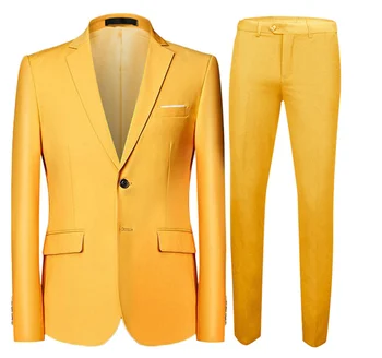 Notch Lapel Wedding Men Suit 2 Buttons Slim Fit 2 Pieces (Jacket +Pant)For Wedding Groom Tuxedos Formal Suit Custom Made
Notch Lapel Wedding Men Suit 2 Buttons Slim Fit 2 Pieces (Jacket +Pant)For Wedding Groom Tuxedos Formal Suit Custom Made