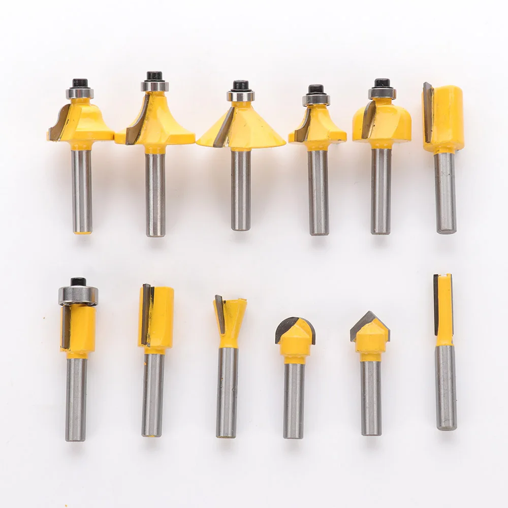 12pcs 1/4" Professional Shank Tungsten Carbide Router Bit Set Wood Case Tool Kit Milling Cutter Router Bit Set With Wooden Box
12pcs 1/4" Professional Shank Tungsten Carbide Router Bit Set Wood Case Tool Kit Milling Cutter Router Bit Set With Wooden Box
