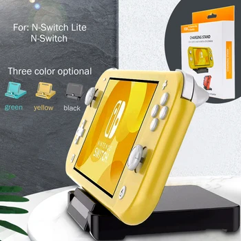 Portable Charger Station Dock Charging Stand Base with 2 Game Card Slots for Nintend Switch Lite/Nintendo Switch Console
Portable Charger Station Dock Charging Stand Base with 2 Game Card Slots for Nintend Switch Lite/Nintendo Switch Console