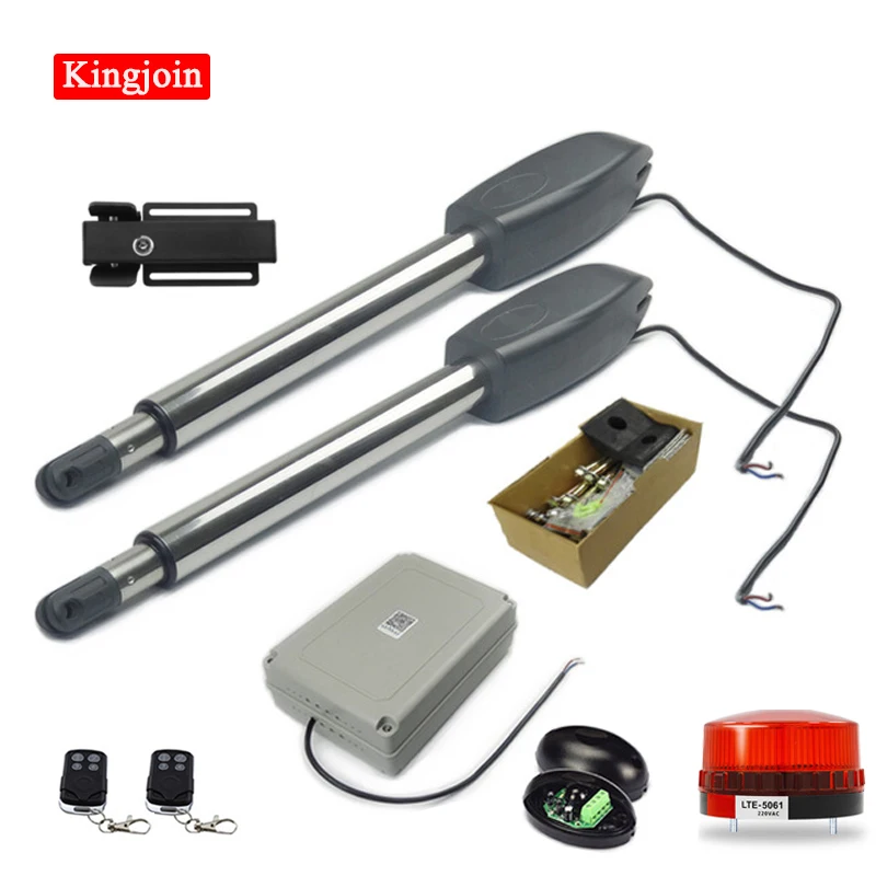 KINGJOIN Controls PKMC02 Heavy-Duty auto Dual Automatic Gate Opener Kit for Swing Gates Up to 20 Feet
KINGJOIN Controls PKMC02 Heavy-Duty auto Dual Automatic Gate Opener Kit for Swing Gates Up to 20 Feet