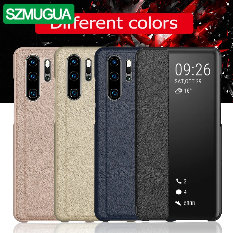 Clear View Mirror Flip Case For Huawei P20 P30 pro p10 plus Cover Luxury PU Leather Smart Cover Phone Case
Clear View Mirror Flip Case For Huawei P20 P30 pro p10 plus Cover Luxury PU Leather Smart Cover Phone Case
