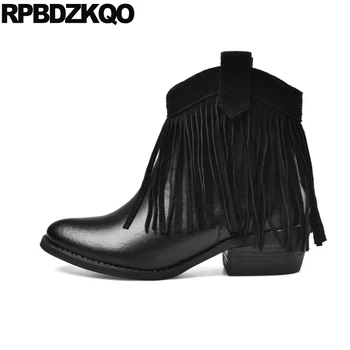 shoes 10 women ankle boots 2019 round toe big size fringe autumn booties tassel genuine leather wide calf black chunky brand
shoes 10 women ankle boots 2019 round toe big size fringe autumn booties tassel genuine leather wide calf black chunky brand