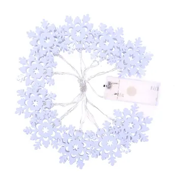 double-sided snowflake Christmas lights string warm white Home party interior lights
double-sided snowflake Christmas lights string warm white Home party interior lights