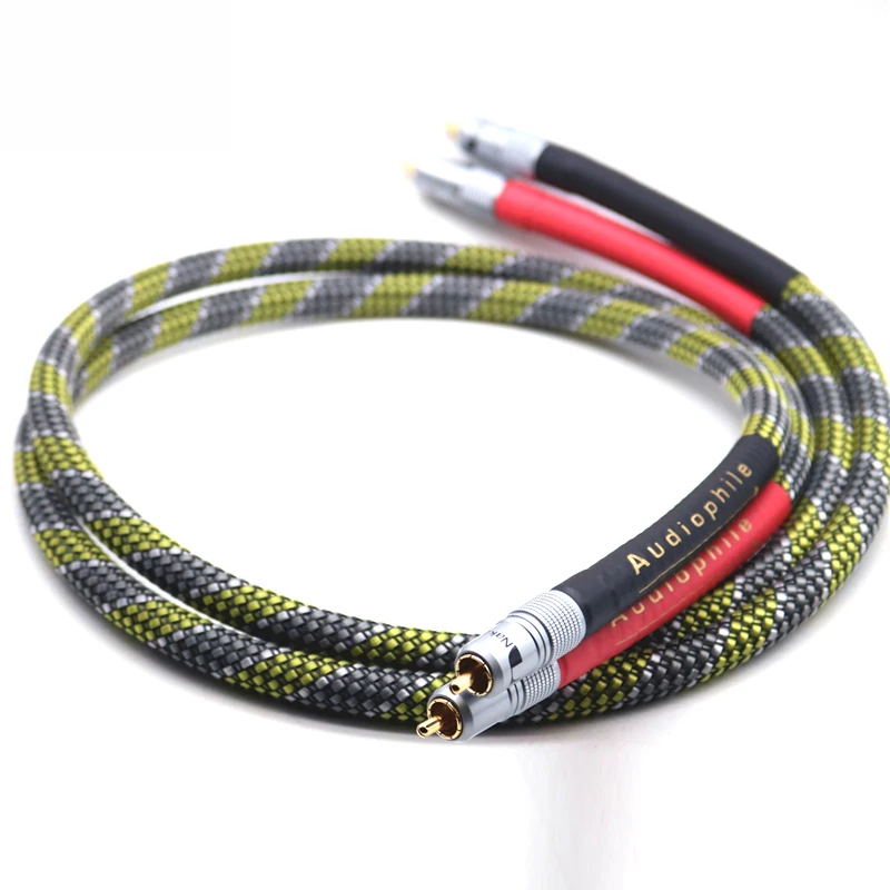 HI-End OFC Silver-Plated audio RCA interconnect cable with Nakamichi RCA connector
HI-End OFC Silver-Plated audio RCA interconnect cable with Nakamichi RCA connector