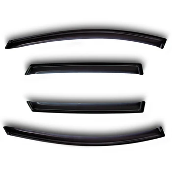 

Window deflectors 4 door Ford Mondeo 2015->/Fusion 2012-Chrome (Mondeo)