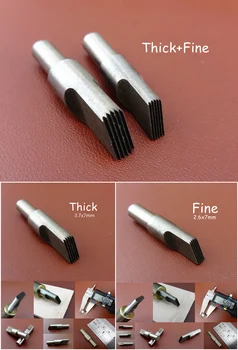 2pcs Leather Craft Swivel Carving Knife Cutter Stainless Steel Replace Blade Tool Set - Stamping Punch Chisel Edger Creaser Awl