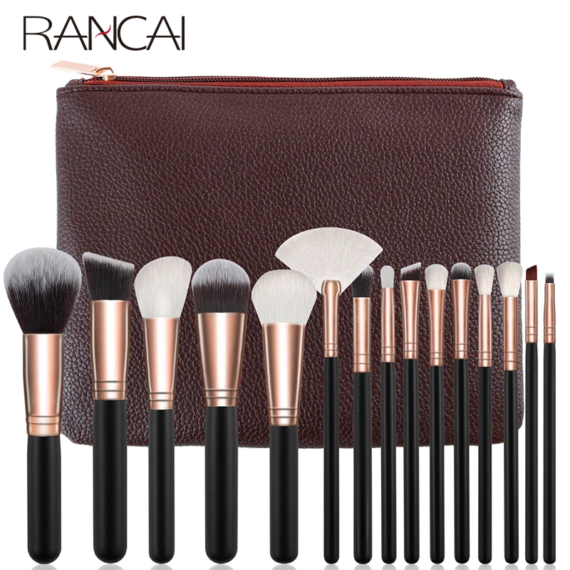 RANCAI Pro 15pcs Makeup Brushes Set Powder Foundation Eyeshadow Make Up Brushes Cosmetics Soft Synthetic Hair with Leather Case
RANCAI Pro 15pcs Makeup Brushes Set Powder Foundation Eyeshadow Make Up Brushes Cosmetics Soft Synthetic Hair with Leather Case