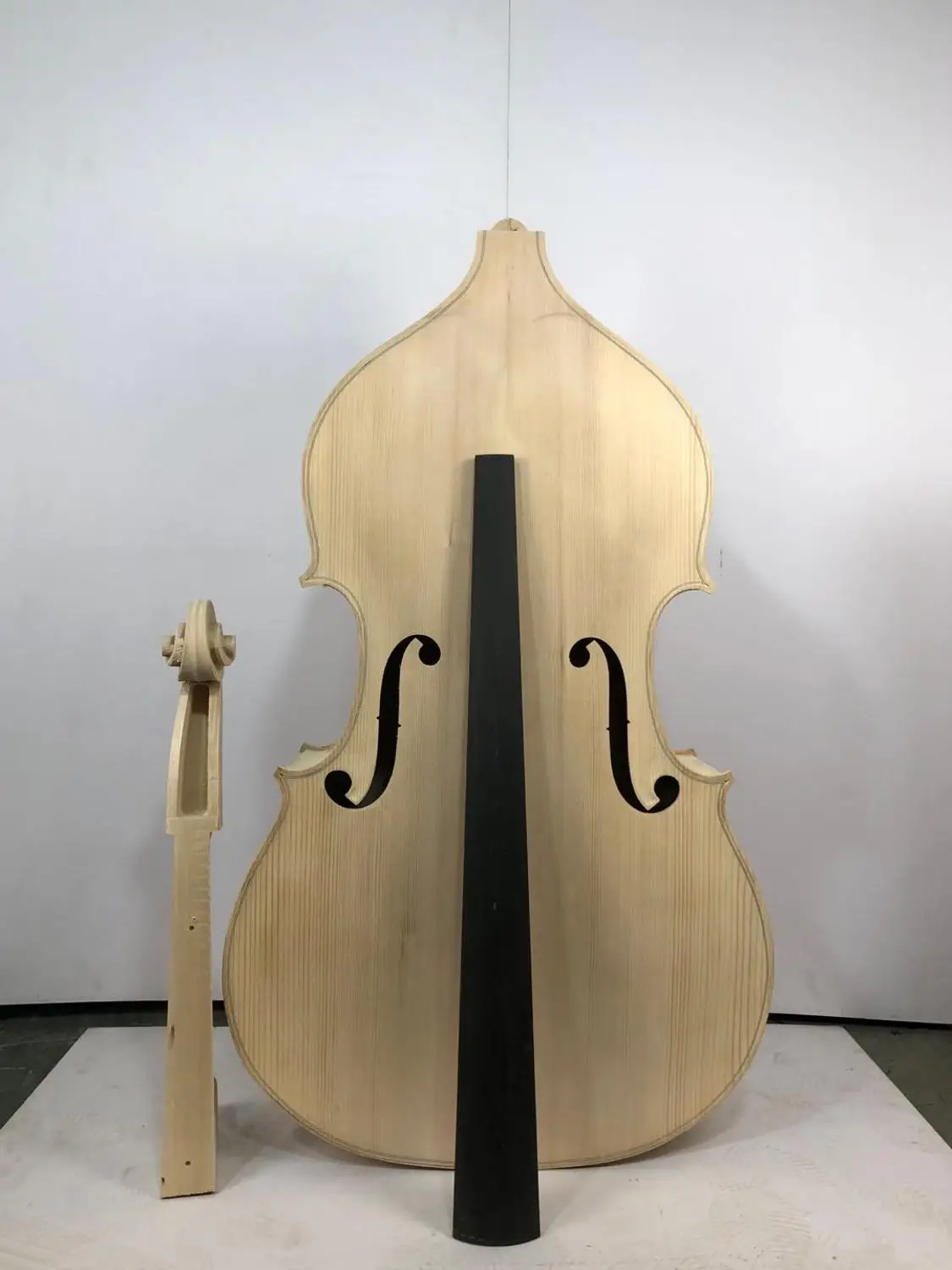 

Ebony without Coloring, Hand carved, White, Unfinished, 3, 4 upright bass, Solid Wood, European Maple, Semi-finished Products