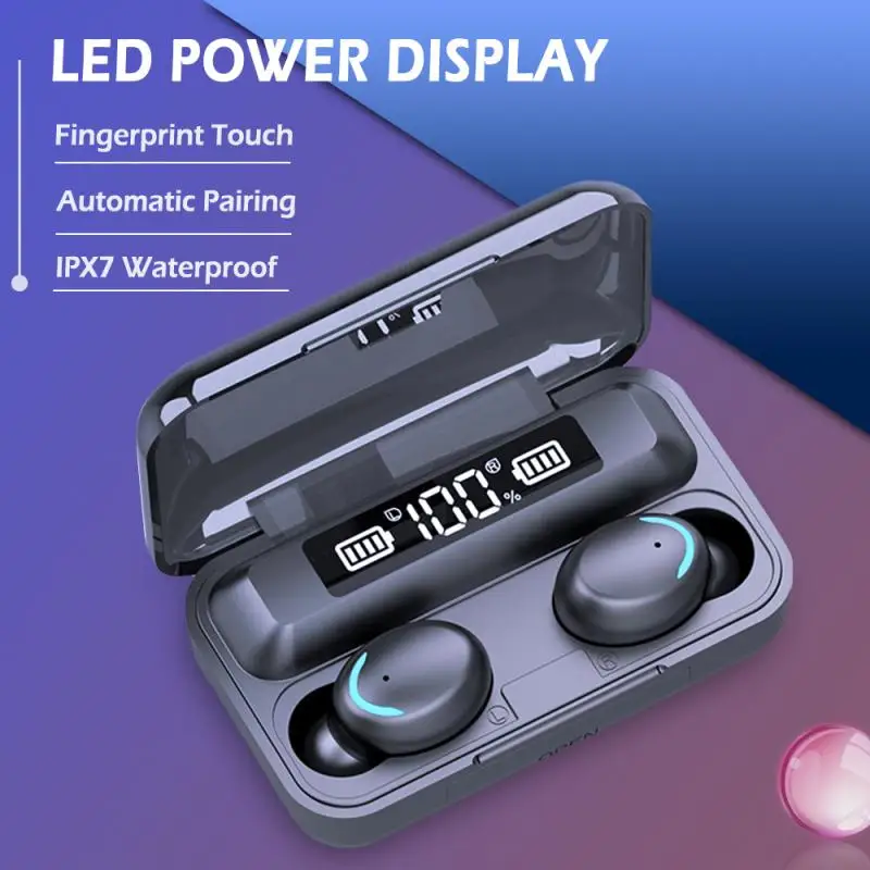 F9-5 TWS Bluetooth Headset Binaural Power Display Touch 5.0 Headset Earphone Bluetooth For Smartphone For Xiaomi Huawei Iphone
F9-5 TWS Bluetooth Headset Binaural Power Display Touch 5.0 Headset Earphone Bluetooth For Smartphone For Xiaomi Huawei Iphone