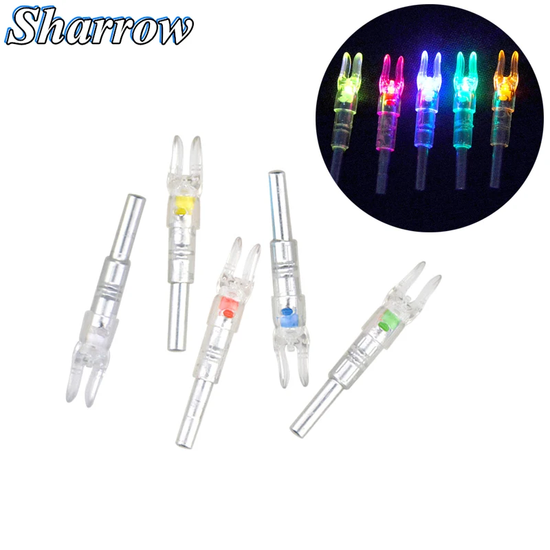 Arrow Nock Automatically Luminous LED Arrow Nock Tail 6pcs Hunting Shooting Fit 7.6mm Arrow Shaft Lighted 
Arrow Nock Automatically Luminous LED Arrow Nock Tail 6pcs Hunting Shooting Fit 7.6mm Arrow Shaft Lighted