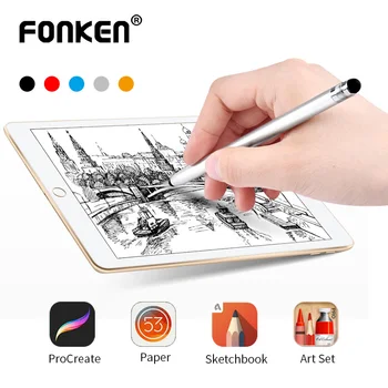 FONKEN 2 in 1 Stylus Pen For Iphone Android Huawei xiaomi Smartphone Capacitive Touch Pen Surface Pen For Tablet Notebook Pen
FONKEN 2 in 1 Stylus Pen For Iphone Android Huawei xiaomi Smartphone Capacitive Touch Pen Surface Pen For Tablet Notebook Pen