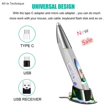 Rechargeable Right and Left Hand 1200 DPI 2.4G USB Wireless Mouse with Micro USB Type C Adapter Touch Pen Function for PC Laptop
Rechargeable Right and Left Hand 1200 DPI 2.4G USB Wireless Mouse with Micro USB Type C Adapter Touch Pen Function for PC Laptop